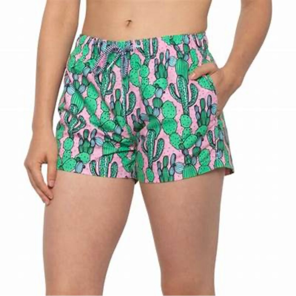 Boardies Cactus Print Swim Shorts for Women